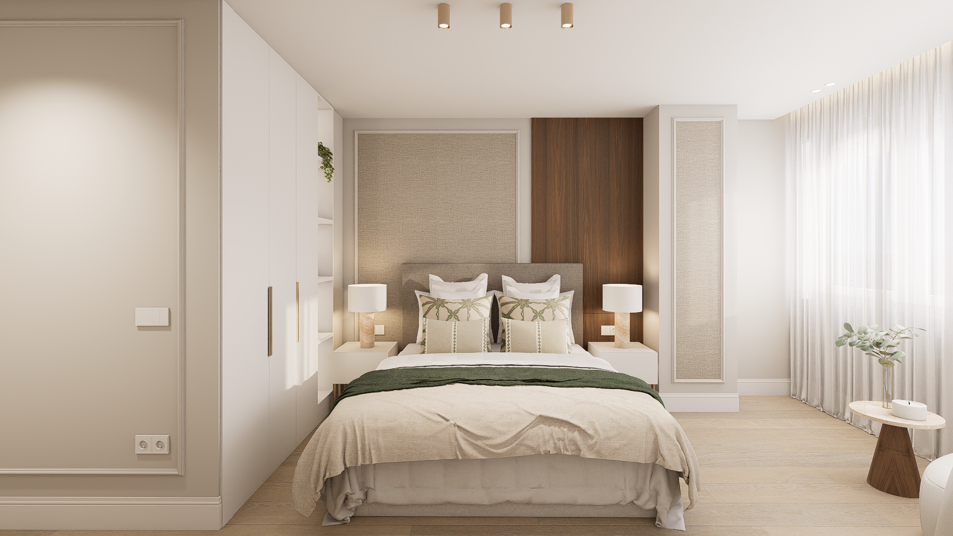 Luxury residence in Retiro Madrid with three bedrooms and a full renovation