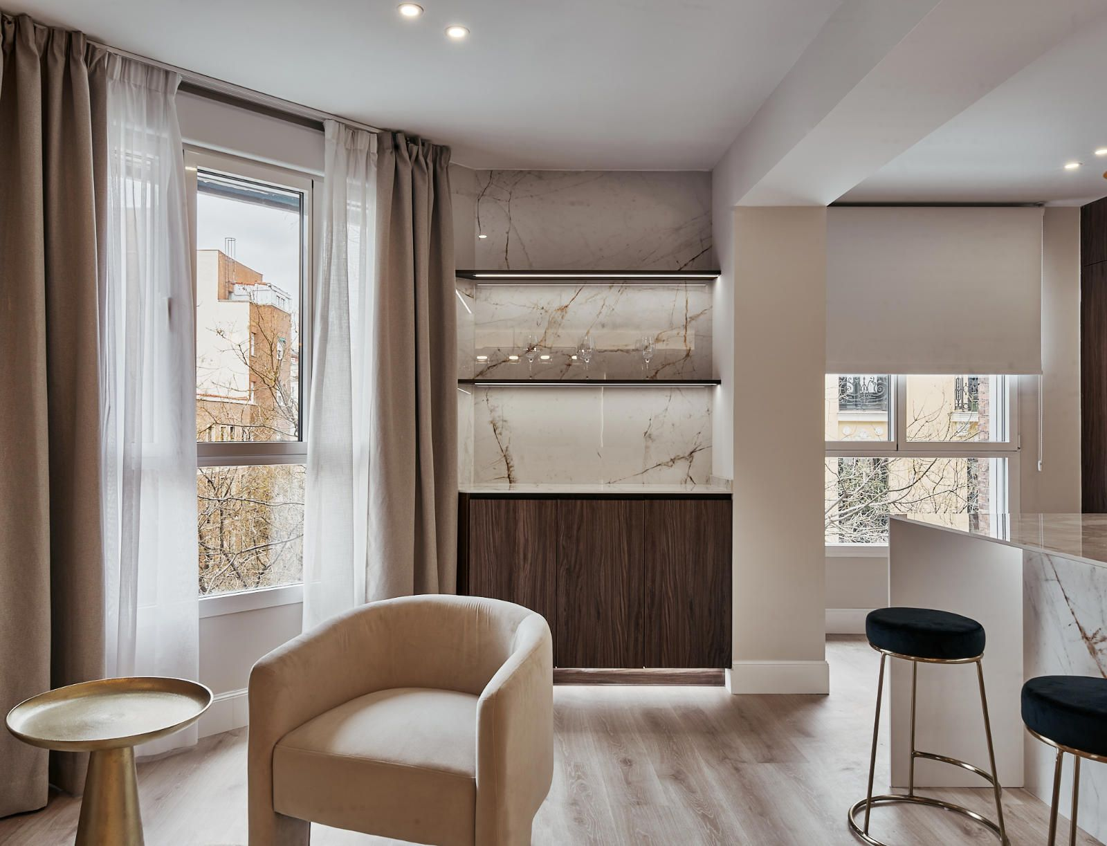 Balcones exteriores y diseño funcional en Goya