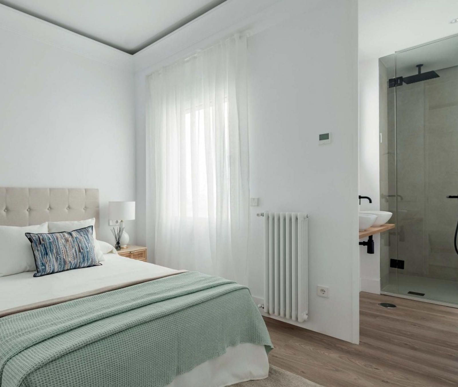 Exterior apartment in Lista with open-plan kitchen and refined interiors