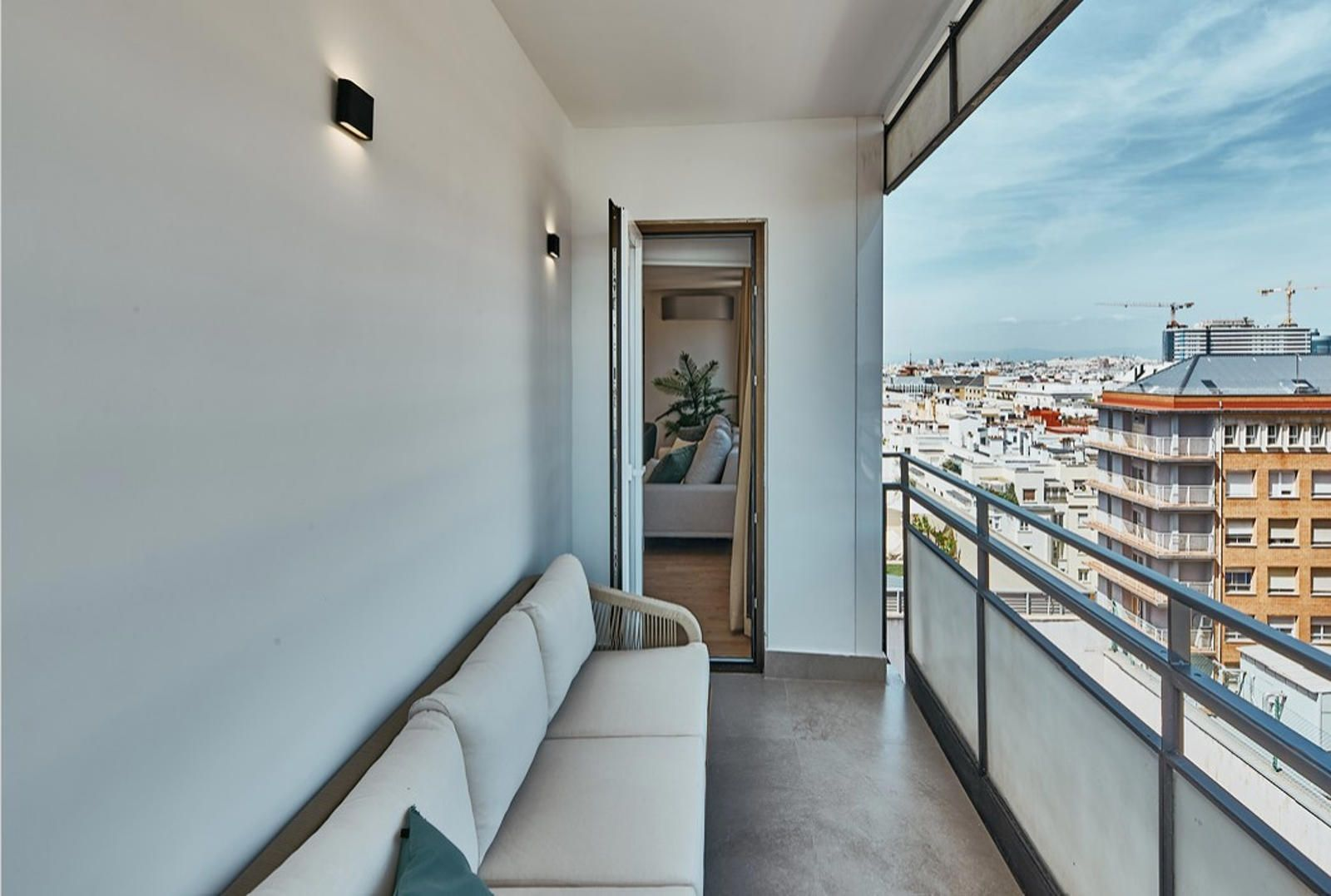 The pleasure of elevated terrace living in one of Madrid’s finest neighbourhoods