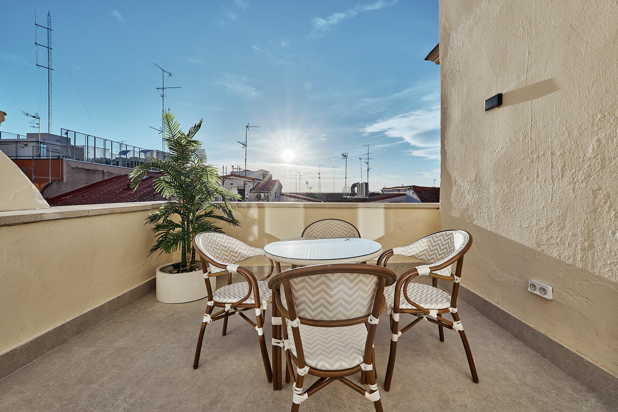 Luxury penthouse in Madrid City Centre with a 301 sqm private terrace