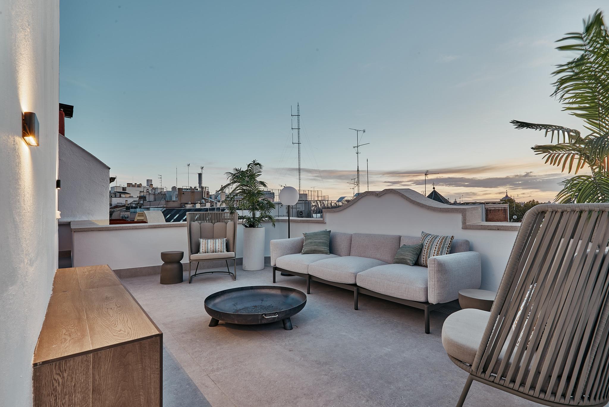 Luxury penthouse in Madrid City Centre with a 301 sqm private terrace