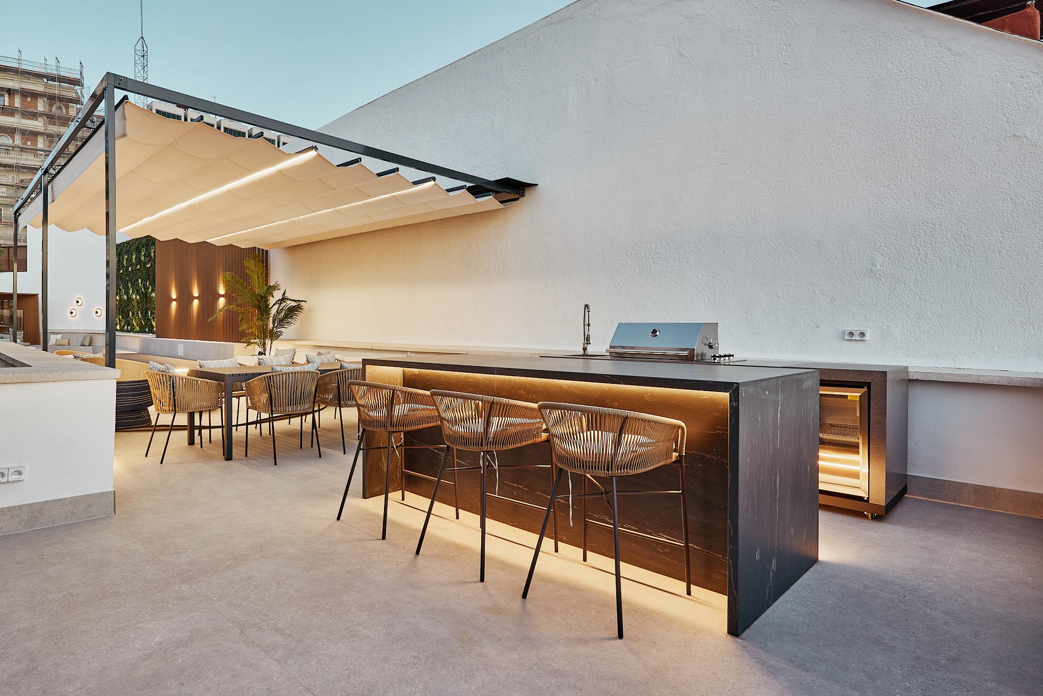 Luxury penthouse in Madrid City Centre with a 301 sqm private terrace