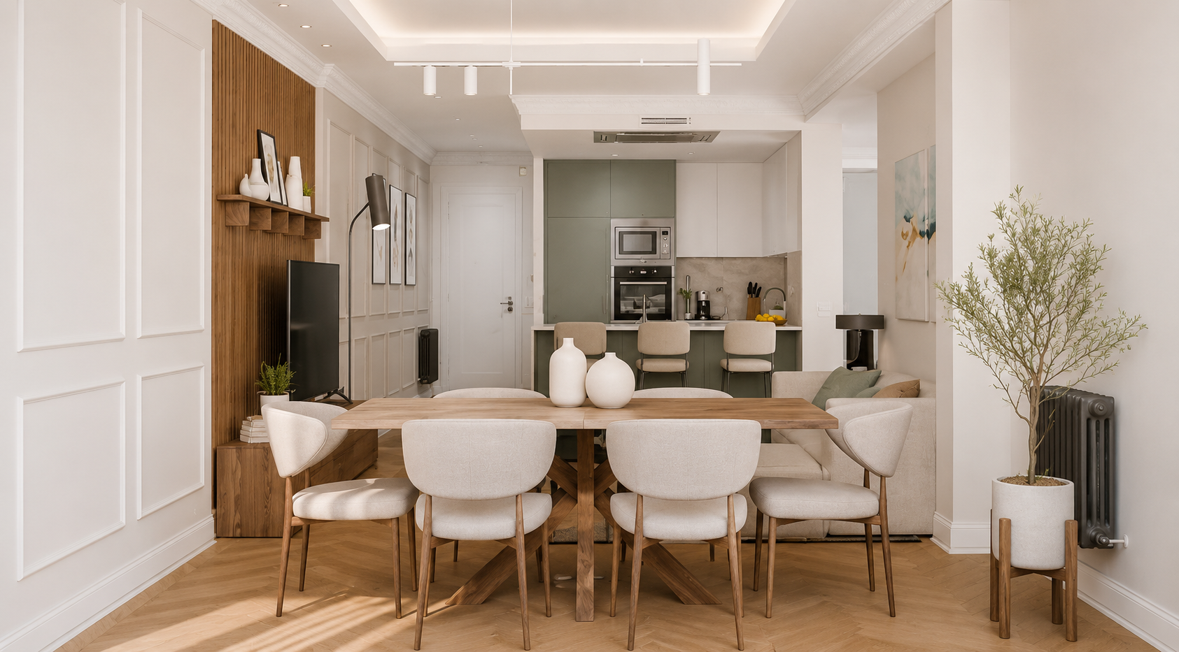 Historic charm, generous living spaces and vibrant city life in central Madrid