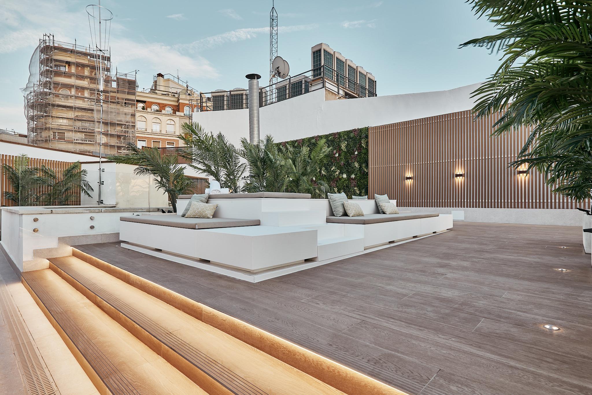 Luxury penthouse in Madrid City Centre with a 301 sqm private terrace