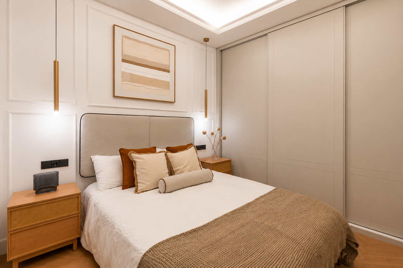 Elegant Lista Madrid apartment combining classic architecture and contemporary style