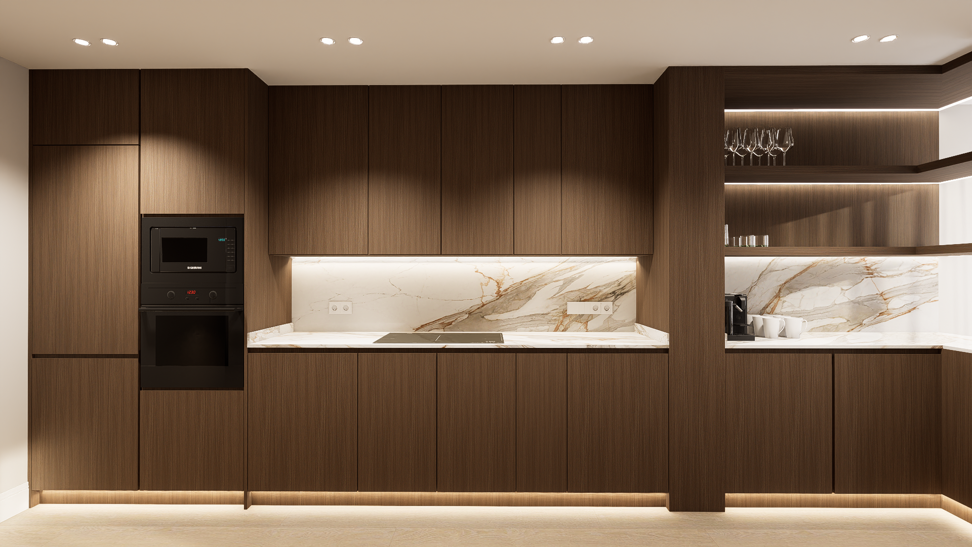 Luxury residence in Retiro Madrid with three bedrooms and a full renovation