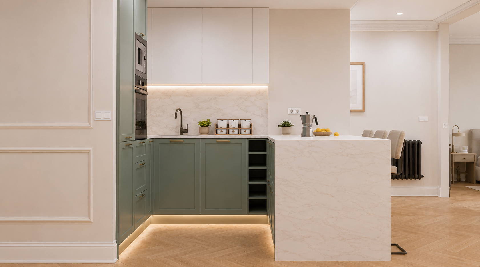 Historic charm, generous living spaces and vibrant city life in central Madrid