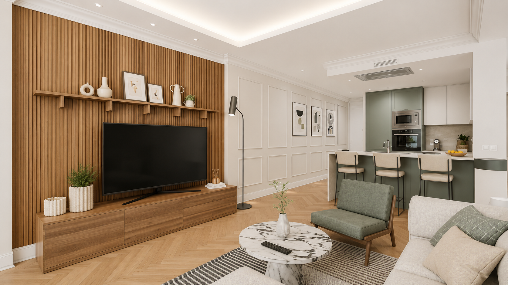 Historic charm, generous living spaces and vibrant city life in central Madrid