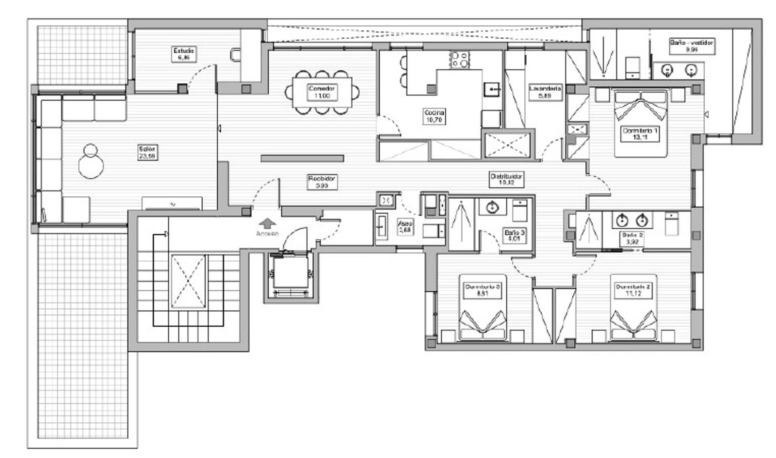 Elevated living, natural light and contemporary design in the heart of Goya