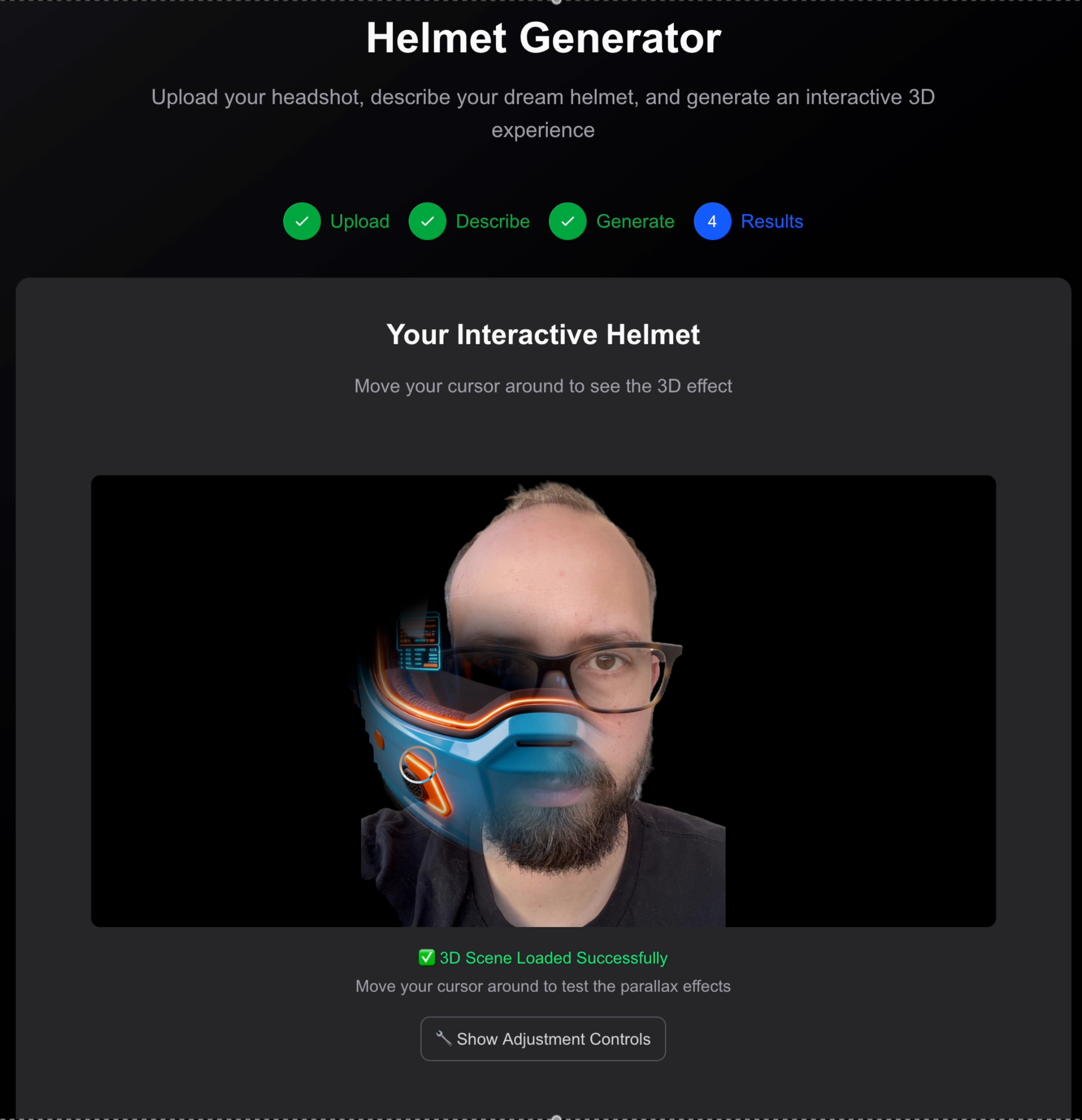 AI Helmet Generator