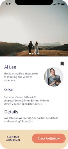 MyISO - Photographer Network