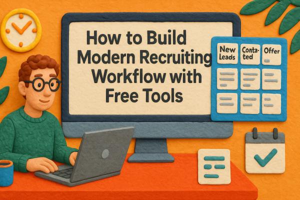 How to Build a Modern Recruiting Workflow with Free Tools