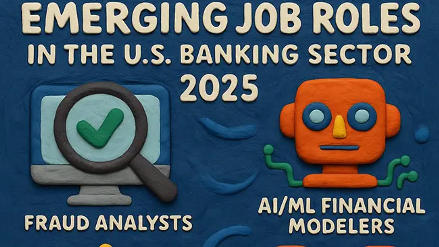 Emerging job roles in the US banking sector: fraud analyst, ai/ml financial modelers, risk and compliance officers, blockchain developers