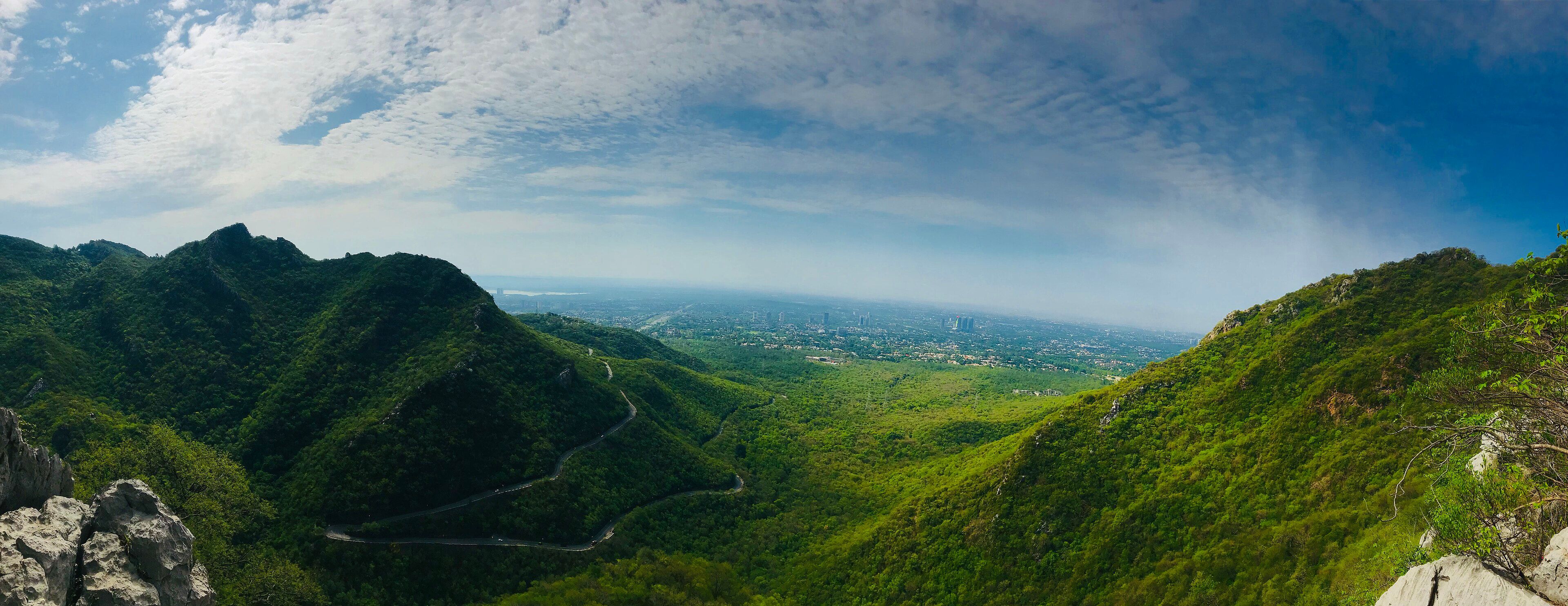 The Margalla Hills on the northern edge of Islamabad