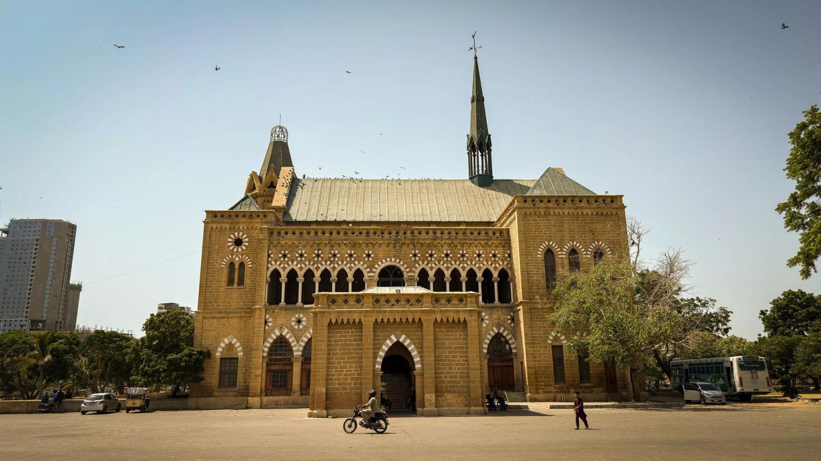 Frere Hall, a colonial-era building in Karachi, Sindh