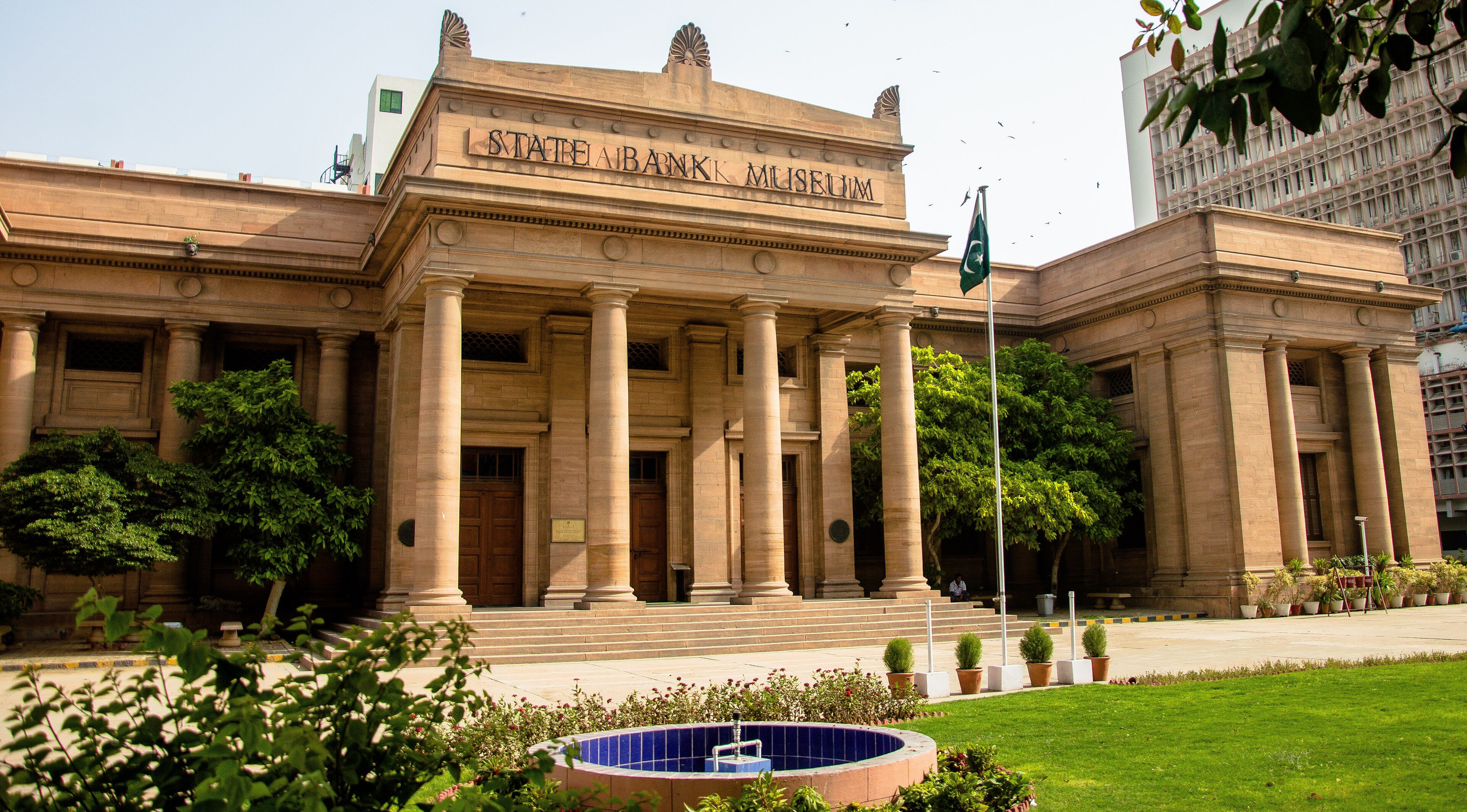 The old State Bank of Pakistan building, now the State Bank Museum, Karachi