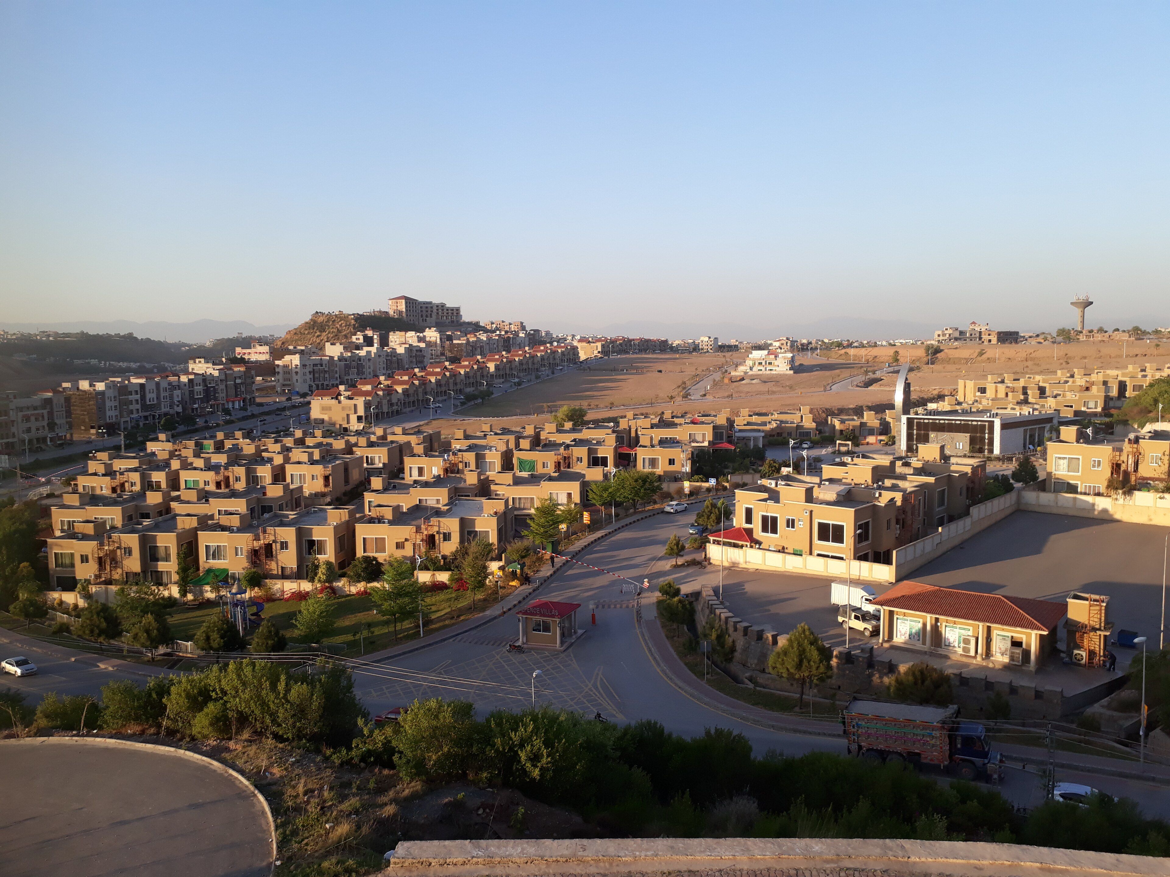 Houses on the hills of Bahria Town, Rawalpindi
