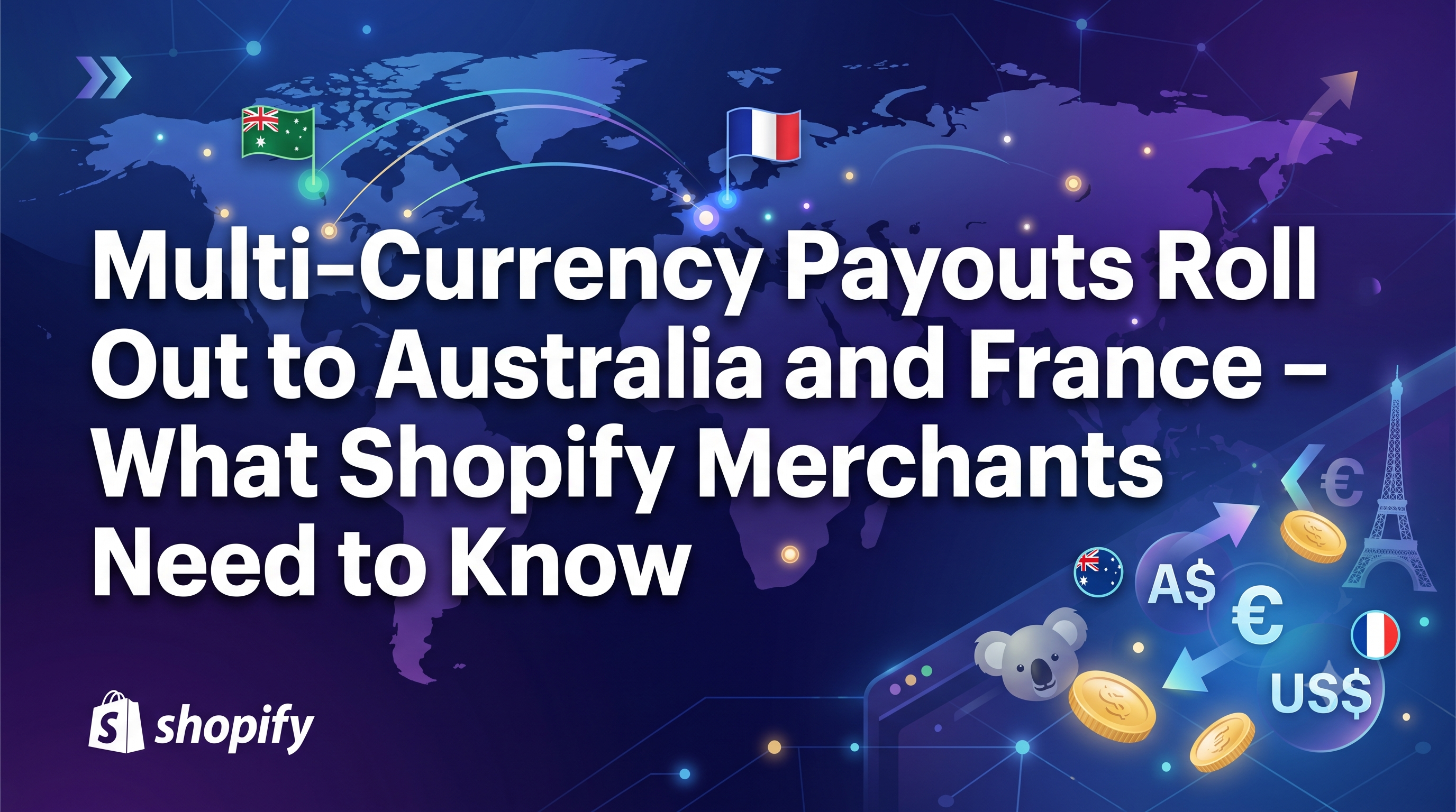 Multi‑Currency Payouts Roll Out to Australia and France – What Shopify Merchants Need to Know