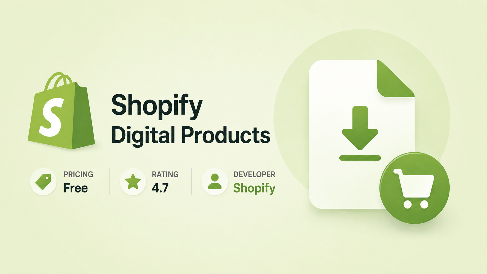 Shopify Digital Products Review: Is Shopify’s Free Digital Downloads App Worth Using?