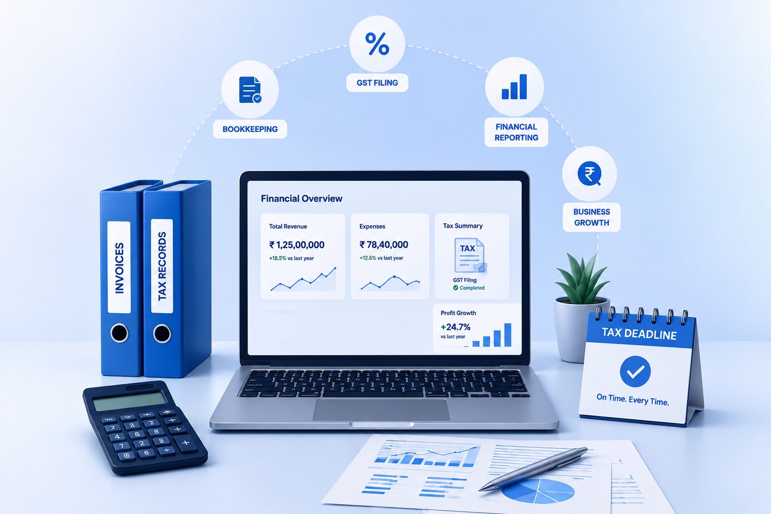 alt="Accounting and taxation dashboard for marketplace sellers with reconciliation and profit tracking"