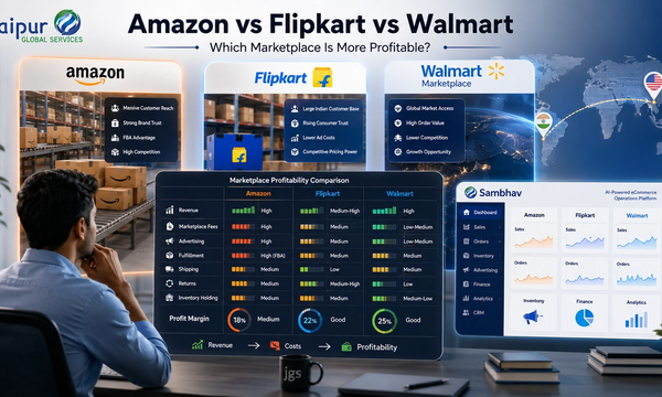 Amazon vs Flipkart vs Walmart: Which Marketplace Is More Profitable for Sellers?
