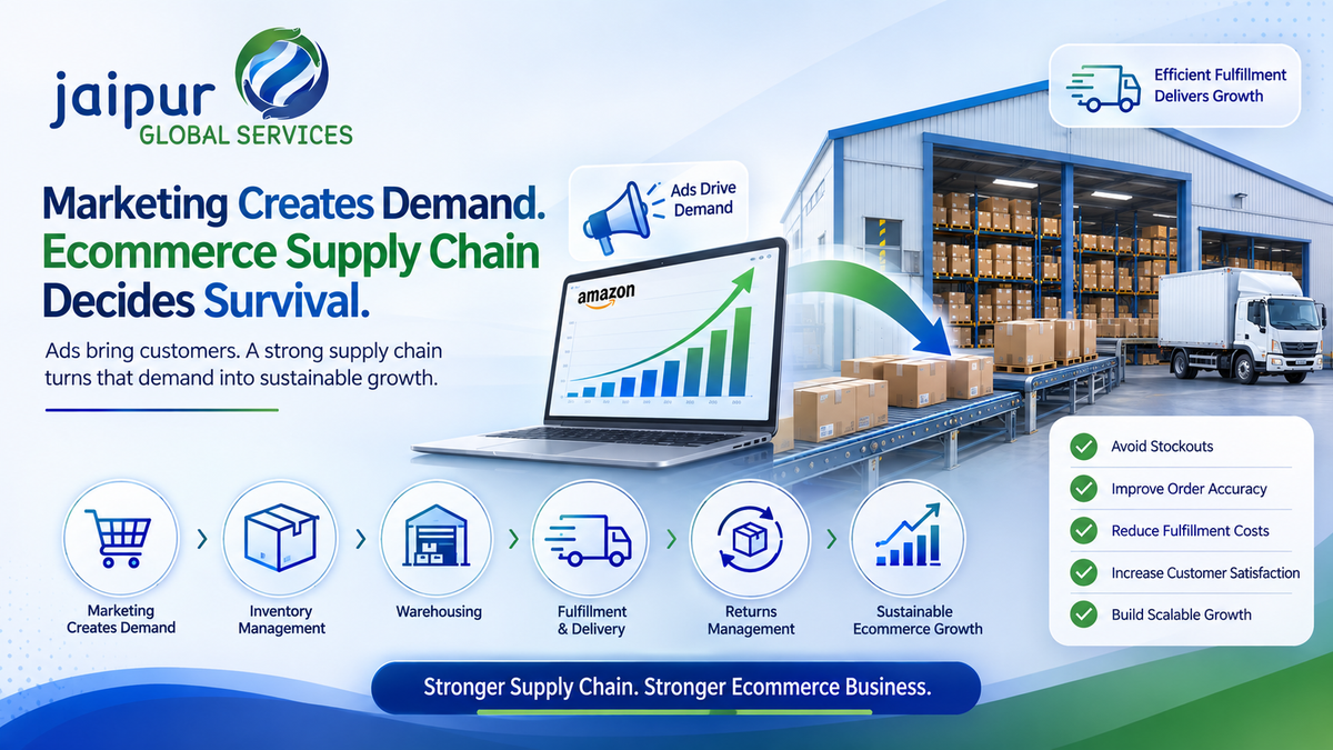 Marketing Creates Demand. Ecommerce Supply Chain Decides Survival.