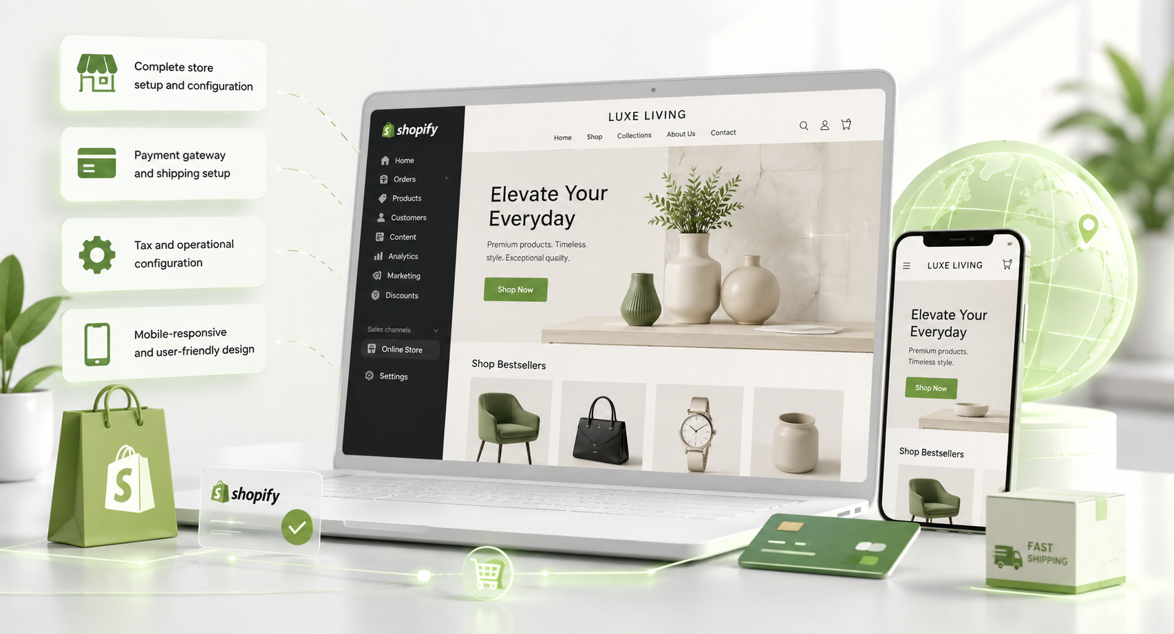 Build high-performing Shopify stores optimized for growth
