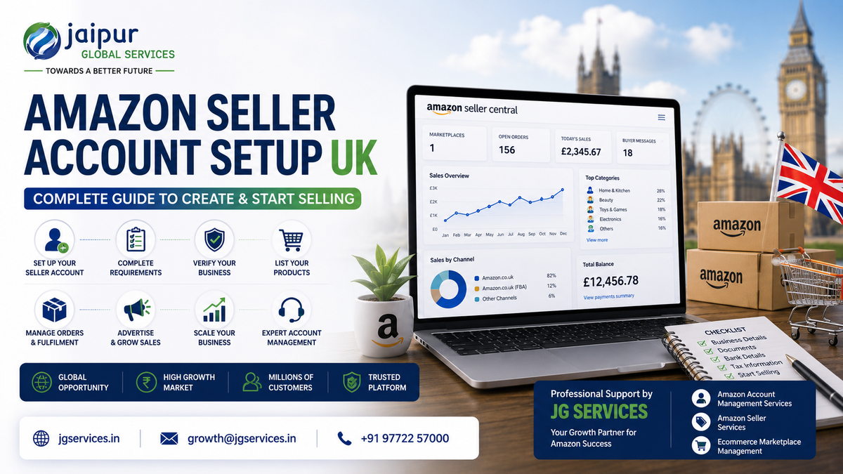 Amazon Seller Account Setup UK: How to Create and Start Selling