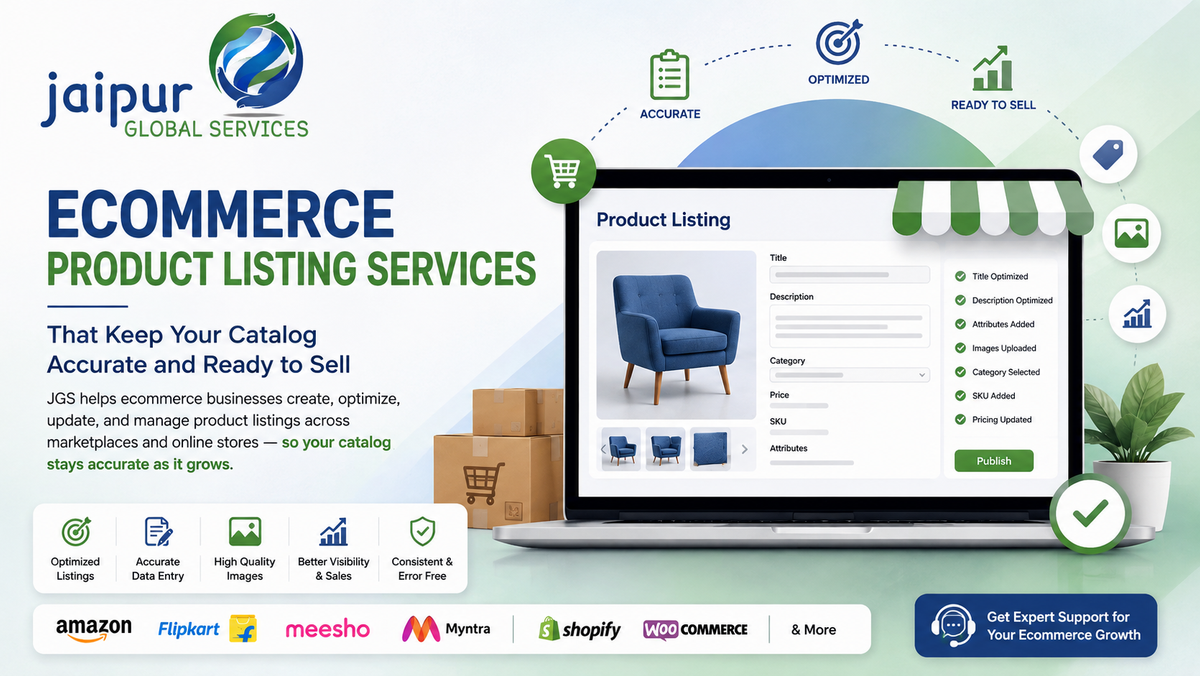 Ecommerce Product Listing Services for Growing Online Businesses