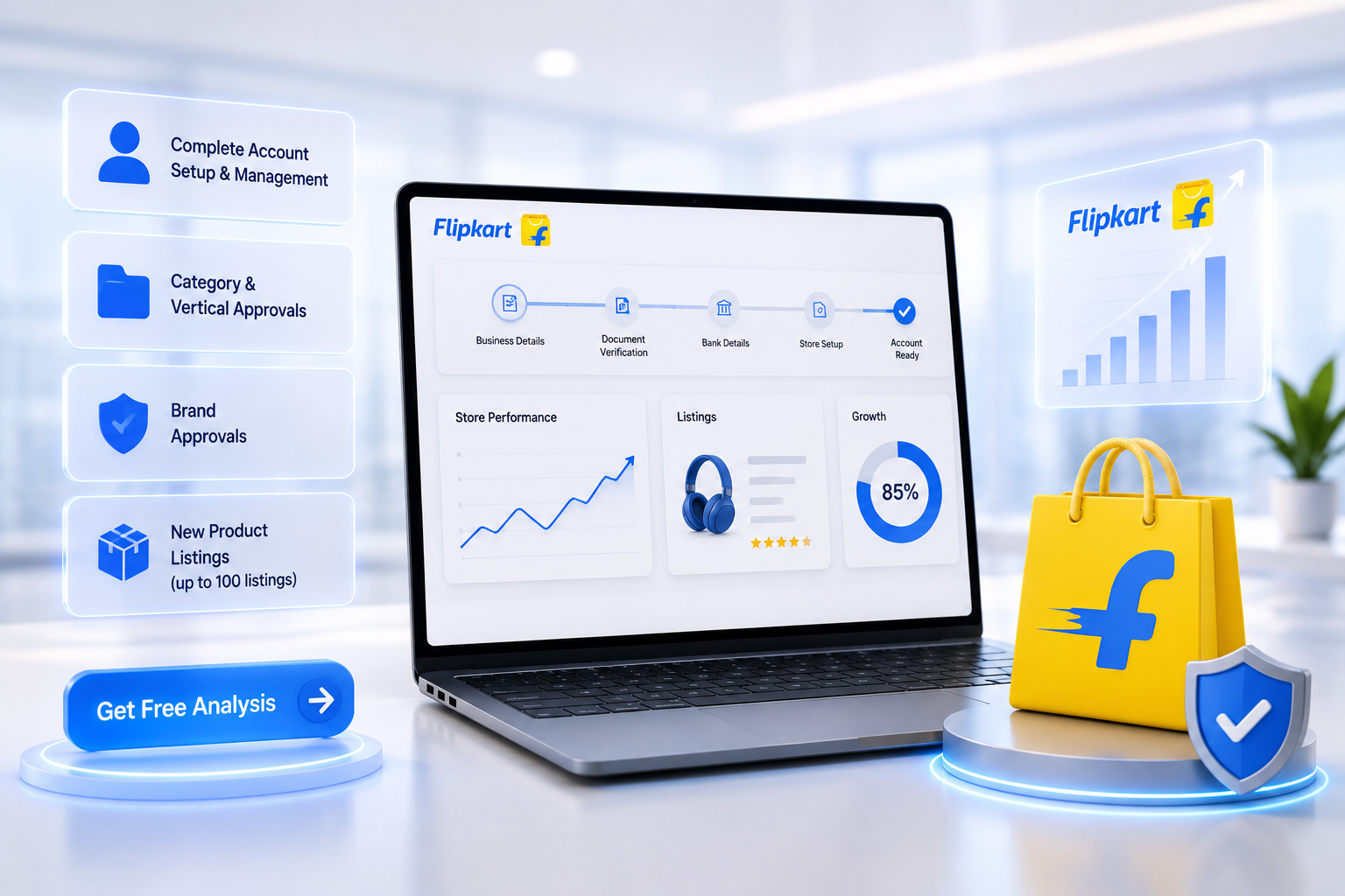 Flipkart Account Setup & Maintenance