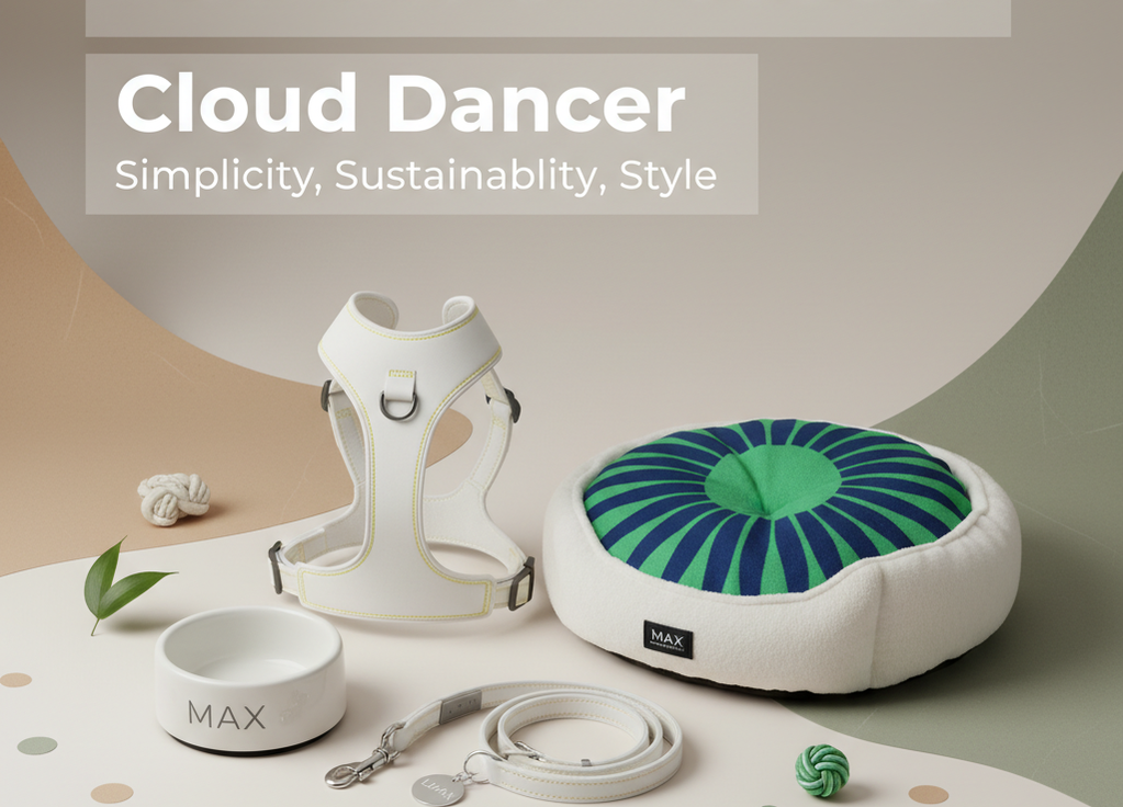 Color Trends in Pet Accessories: How Pantone's Cloud Dancer Is Influencing Pet Product Design