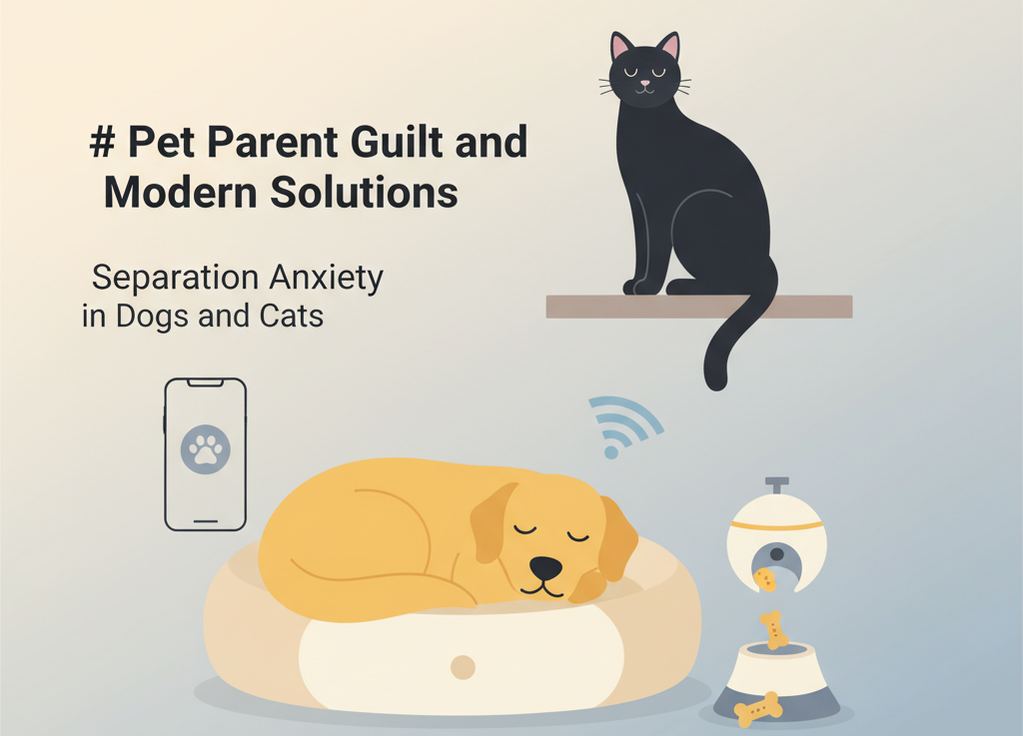 Pet Parent Guilt and Modern Solutions: Addressing Separation Anxiety in Dogs and Cats