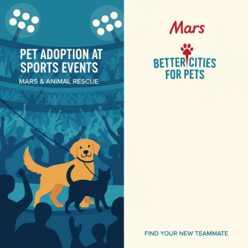 Pet Adoption at Sports Events: Mars's Innovative Strategy to Boost Animal Rescue