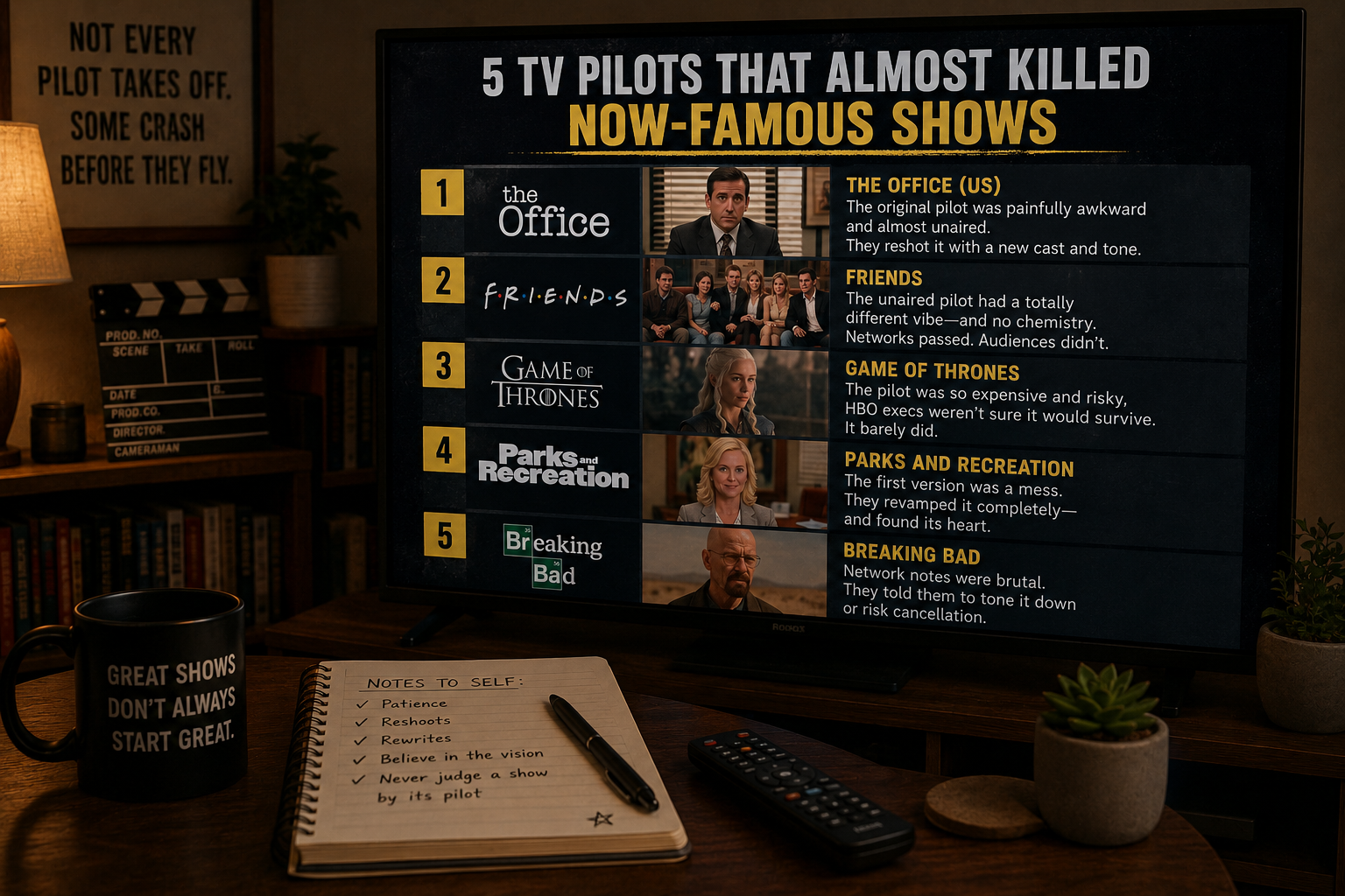 5 TV Pilots That Almost Killed Now-Famous Shows