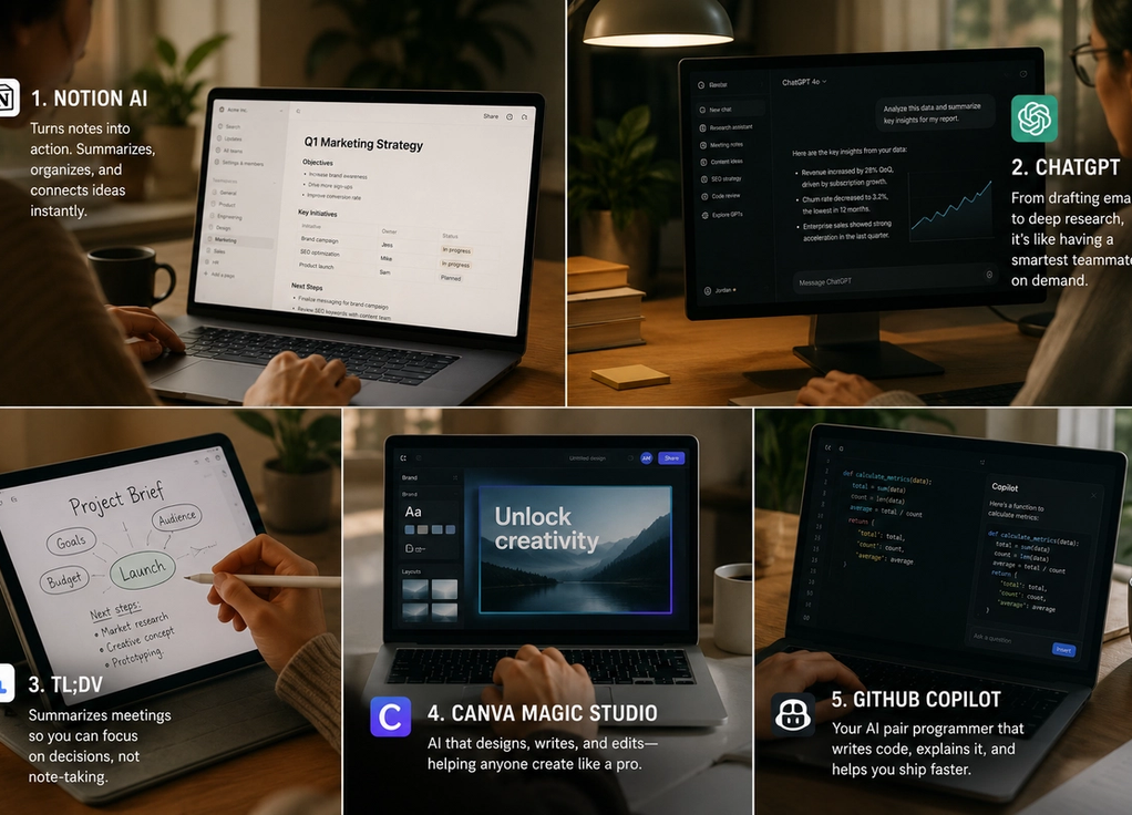 5 AI Tools Quietly Changing How We Work