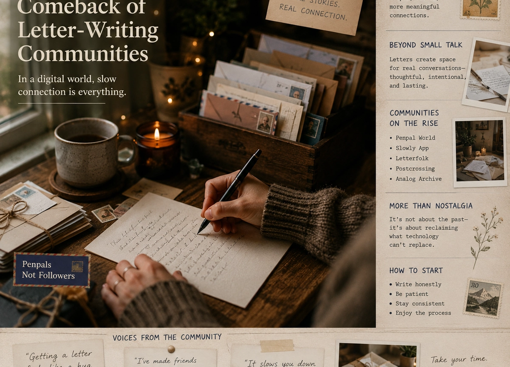 The Strange Comeback of Letter-Writing Communities
