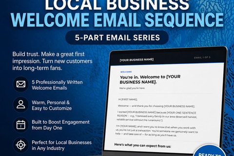 Local Business Welcome Email Sequence