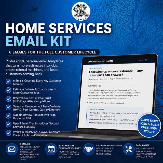 Home Services Email Kit