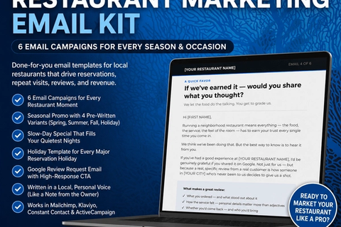 Restaurant Marketing Email Kit