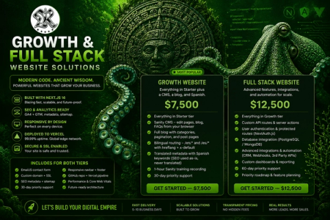 Full Stack Website