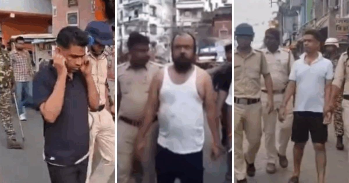 Handcuffed, Roped TMC Leaders Paraded Through Strongholds After Arrest; BJP Says It's 'Ram Rajya'