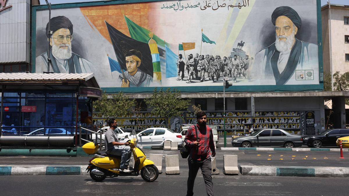 Iranian military personnel on high alert near the Strait of Hormuz