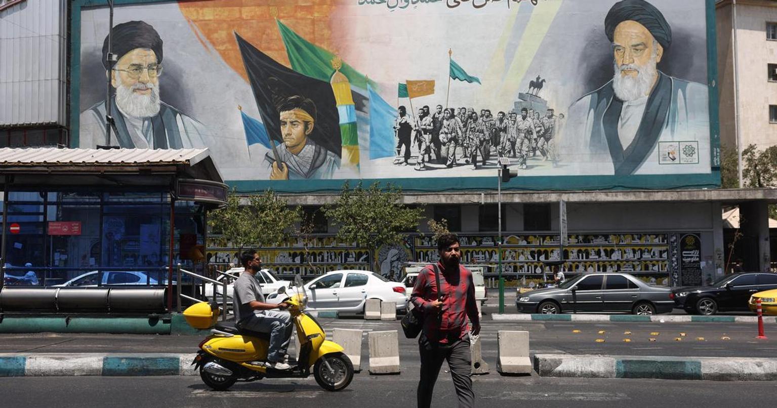 Iranian military personnel on high alert near the Strait of Hormuz