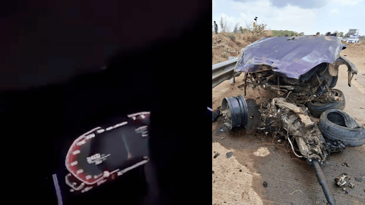 'Social media post shows car hitting 251 kmph': 2 killed in high-speed BMW crash on Delhi-Mumbai Expressway