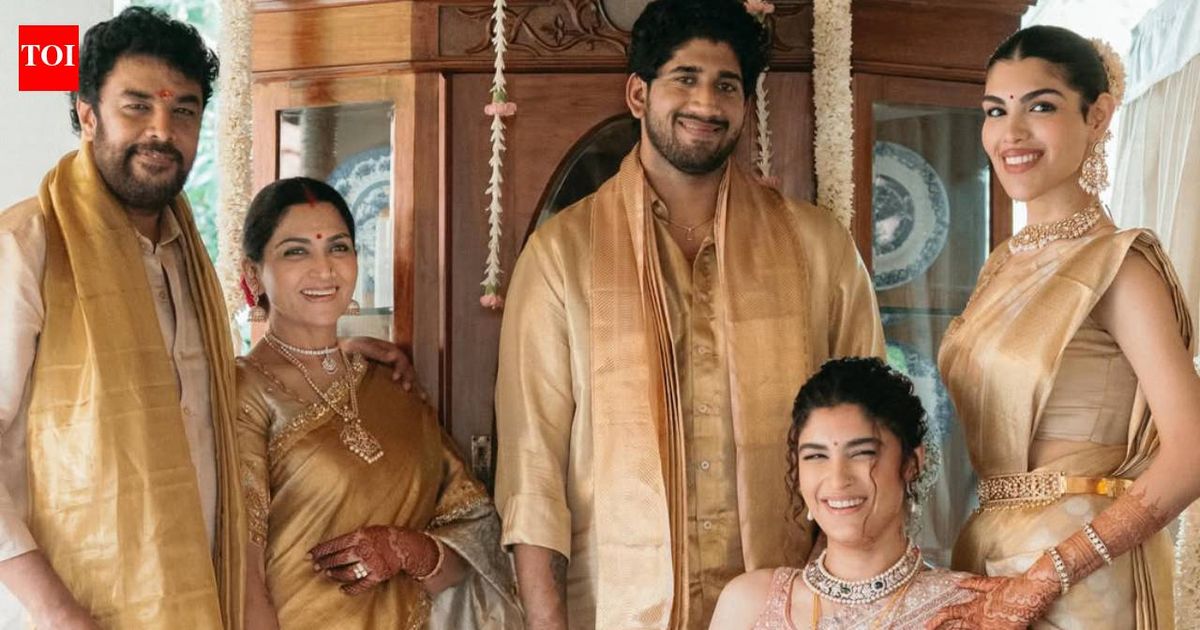 Khushbu Sundar shares first wedding pictures of daughter Avantika Sundar and Shravan Sreenivasan: 'Marriages are made in heaven'