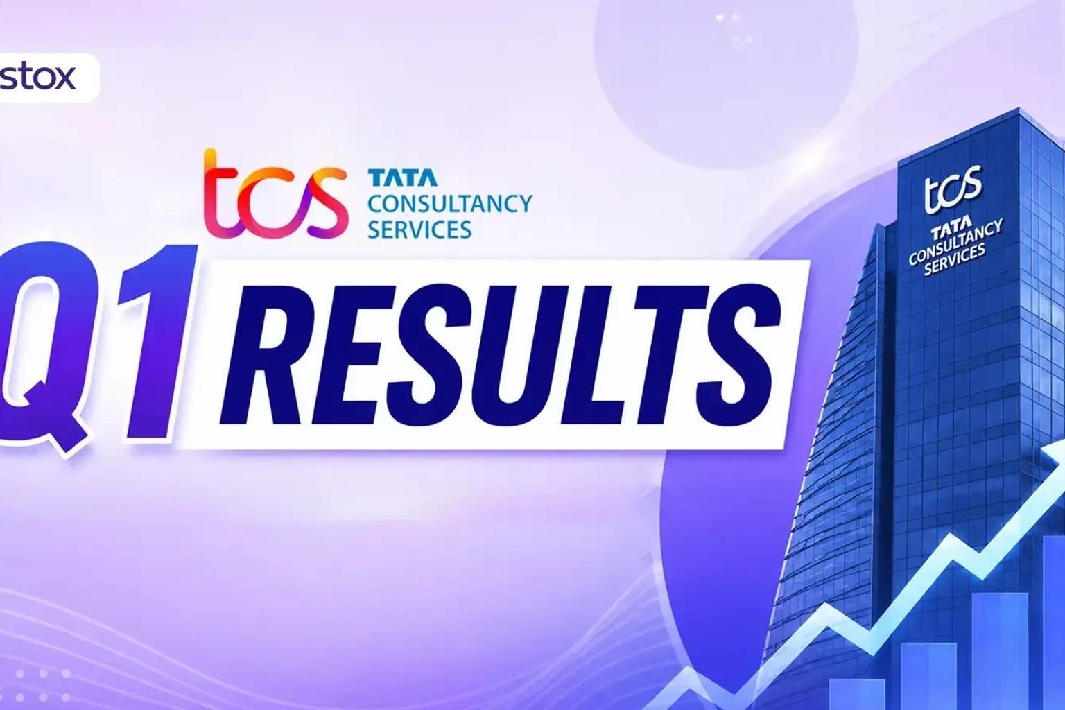 TCS headquarters building with people walking outside