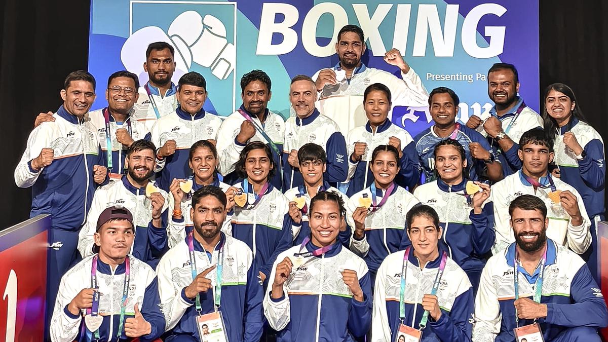 Indian athletes in action at the Commonwealth Games 2026 in Glasgow