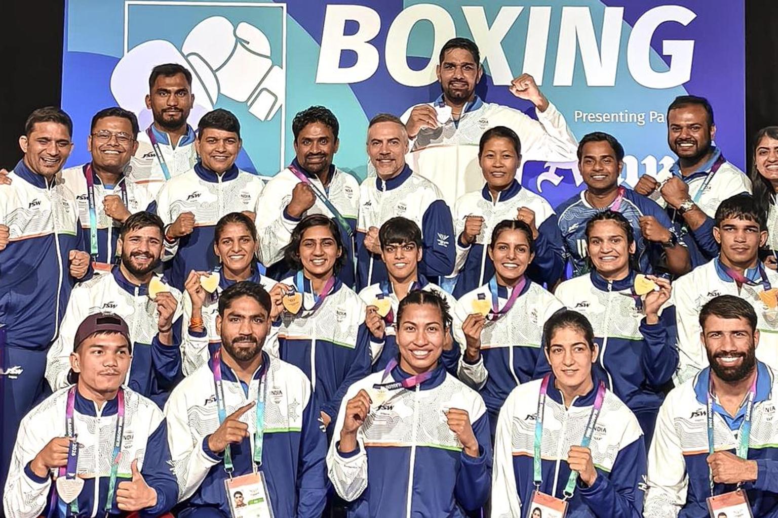 Indian athletes in action at the Commonwealth Games 2026 in Glasgow