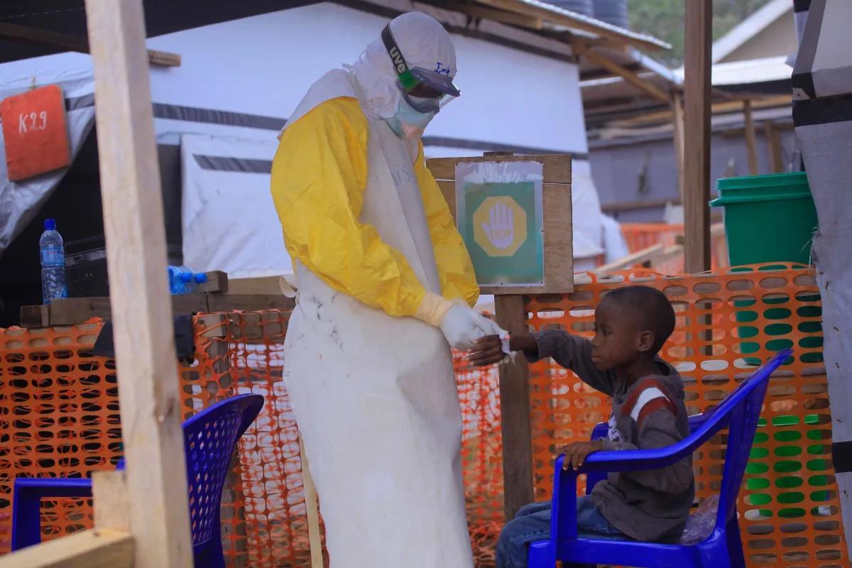 Health workers in Congo responding to Ebola outbreak